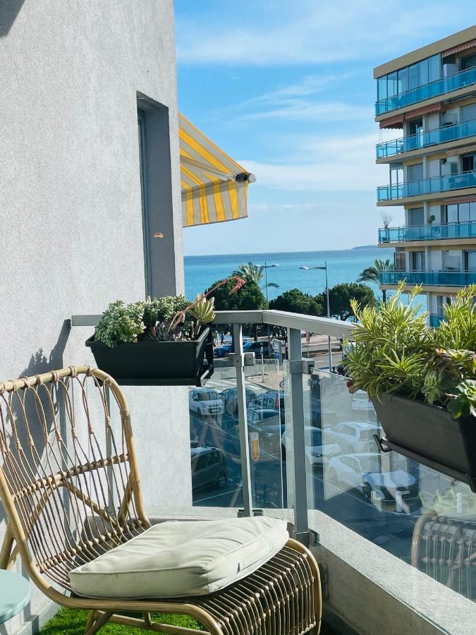 Cocon douillet face à la mer de Cagnes sur mer Extérieur photo